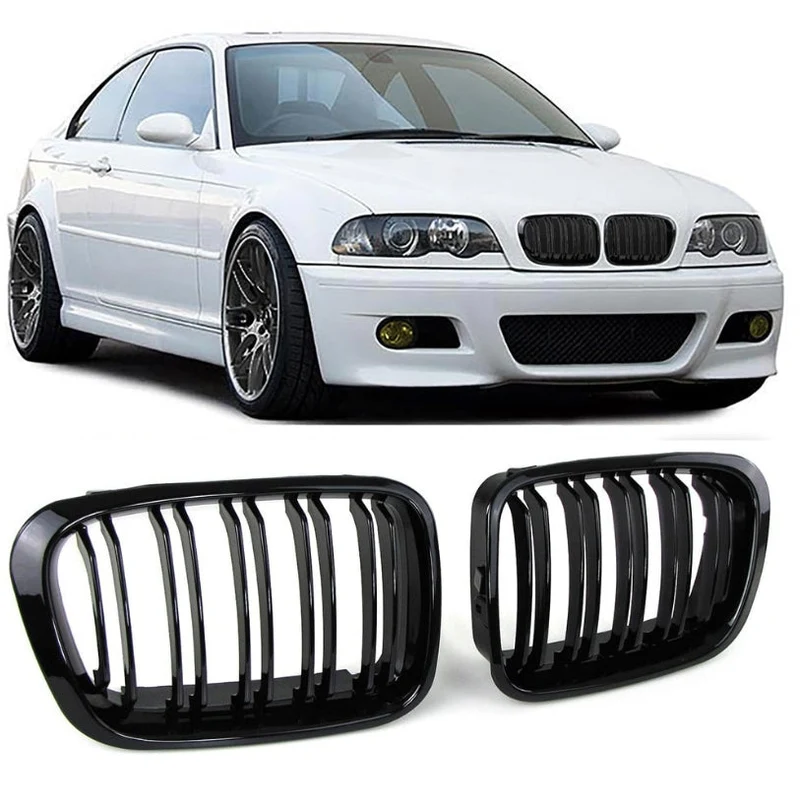 Grille Calandre Noir BMW Serie 3 E46 Phase 1
