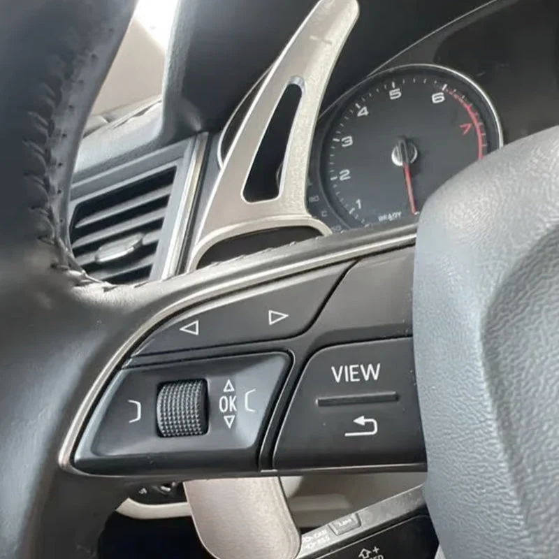 Palettes Volant Extension Audi B9 Imitation Carbone