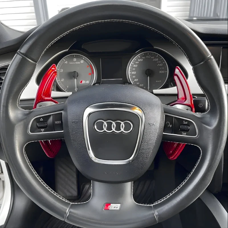Extensions Palettes Aluminium Volant Audi B8 Noir