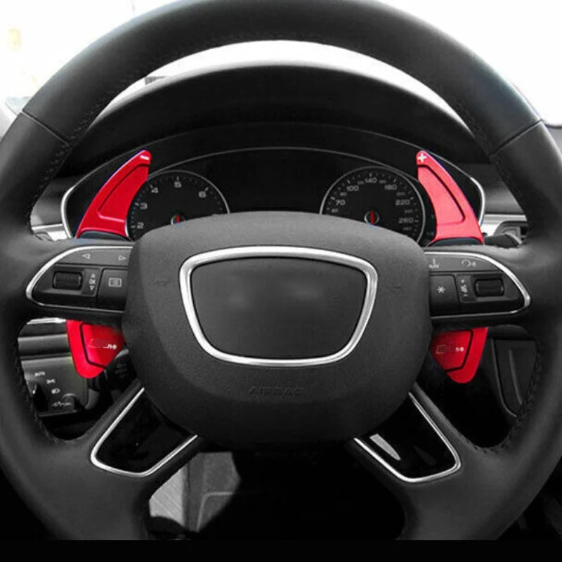 Extensions Palettes Aluminium Volant Audi B8 Noir