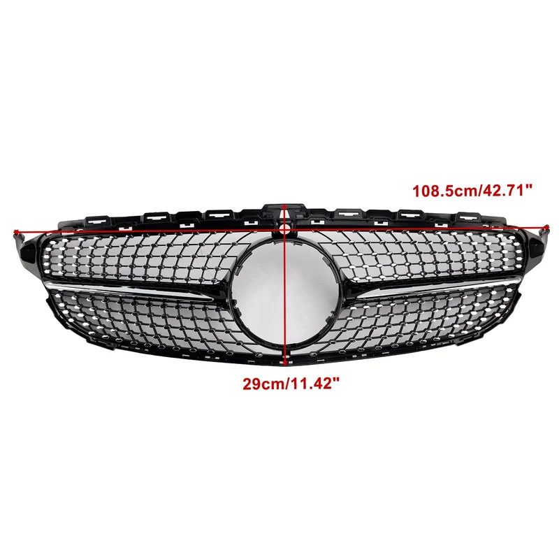 Calandre Diamantée Mercedes Classe C W205 C250 C300 2015-2018
