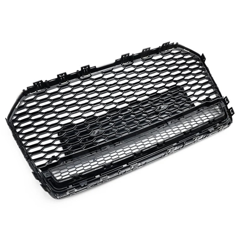 Calandre Style RS6 Nid d'Abeille Noir Audi A6 S6 C7 2016-2018