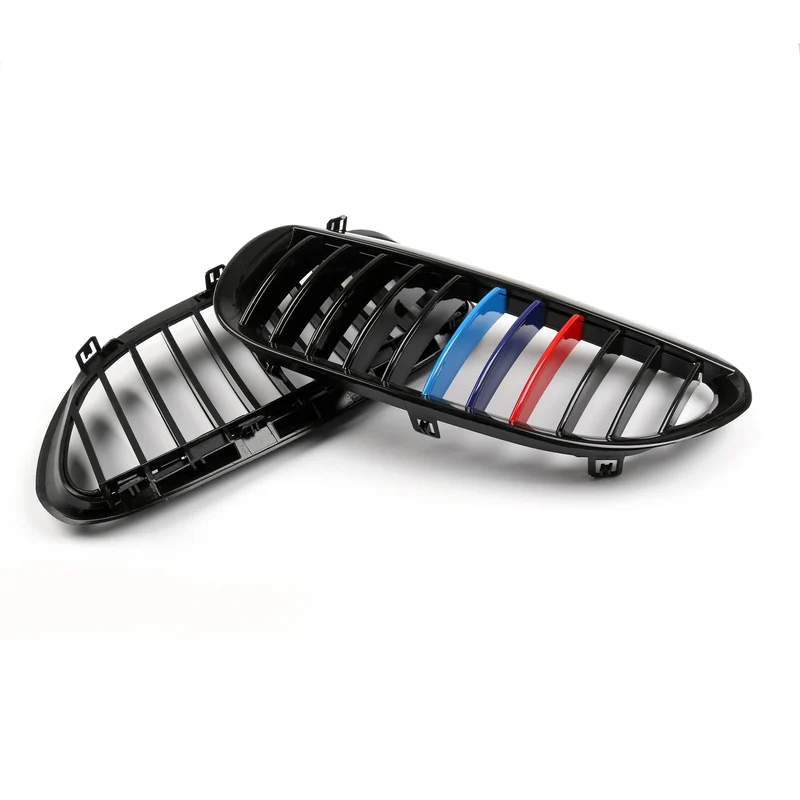 Calandre Avant M-Color Noir Brillant BMW E63 E64 645i 650i M6