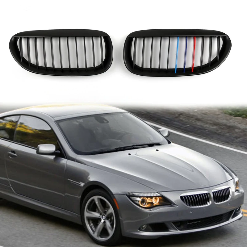 Calandre Avant M-Color Noir Brillant BMW E63 E64 645i 650i M6
