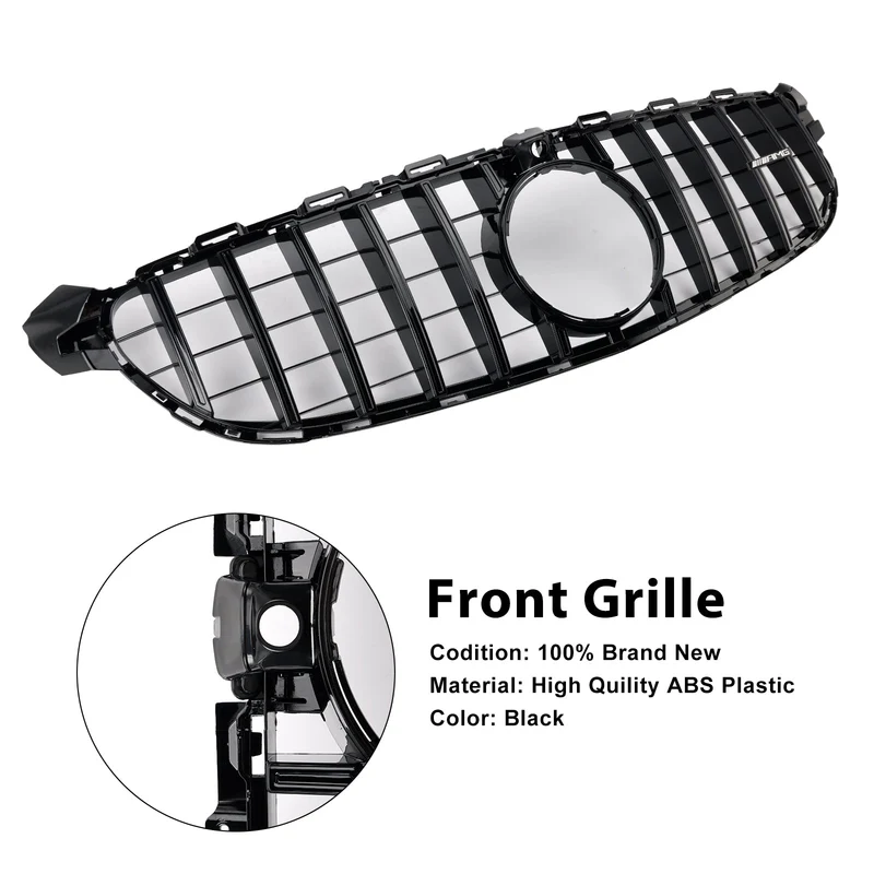 Grille Pare-Chocs Mercedes-Benz W205 C63 Noir 2015-2018