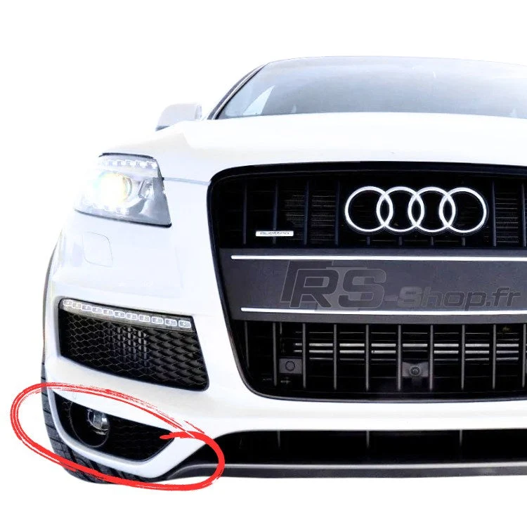 Grille Anti Brouillard Q7 S-line Plastique Noir 2009-2015