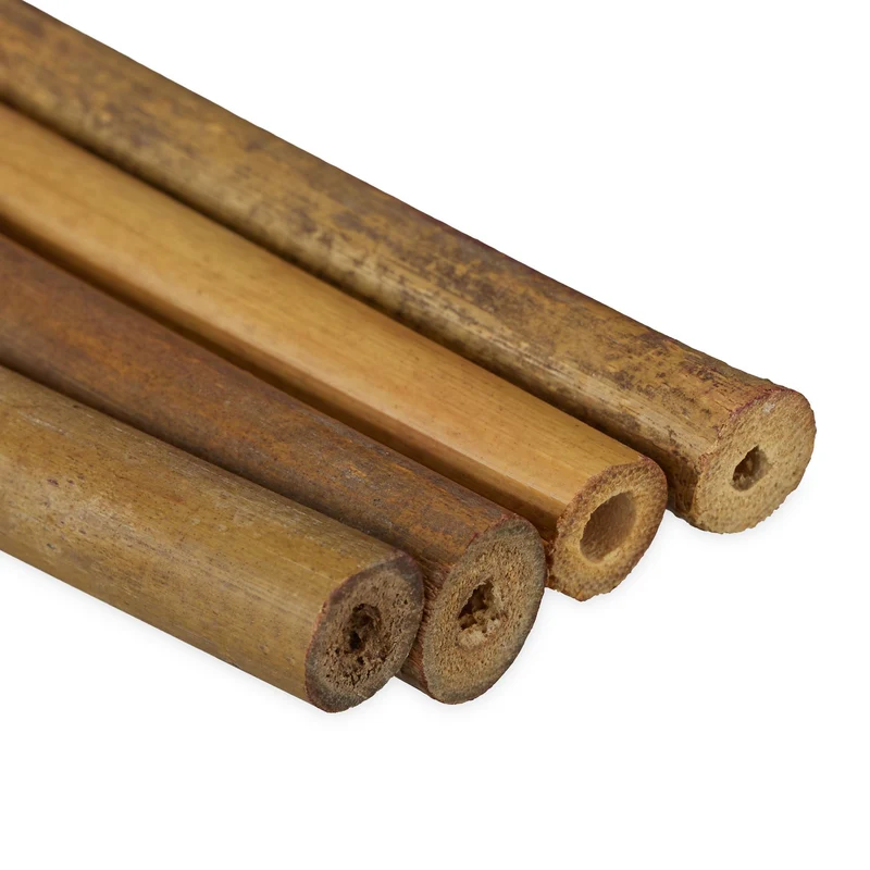 Lot de 40 tuteurs en bambou naturel 120 cm pour stabiliser plantes ornementales jardin ambiance asiatique en bambou naturel 13_0011886