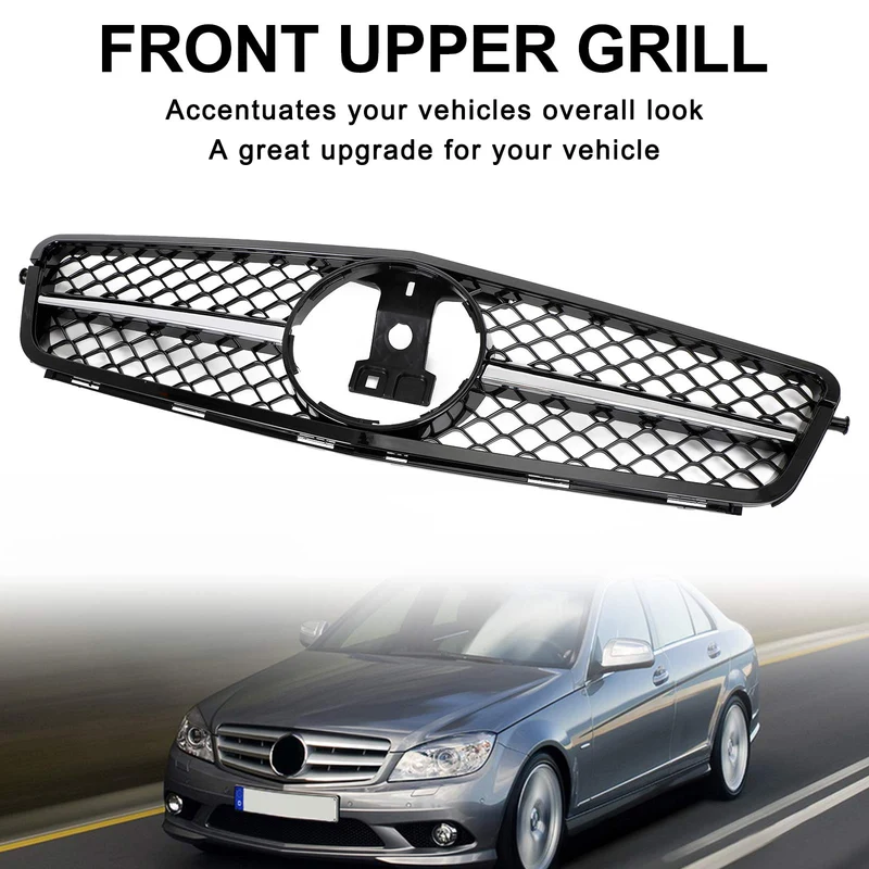 Calandre Avant Chrome Mercedes Classe C W204 2008-2014