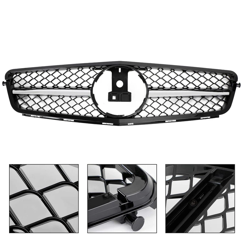 Calandre Avant Chrome Mercedes Classe C W204 2008-2014