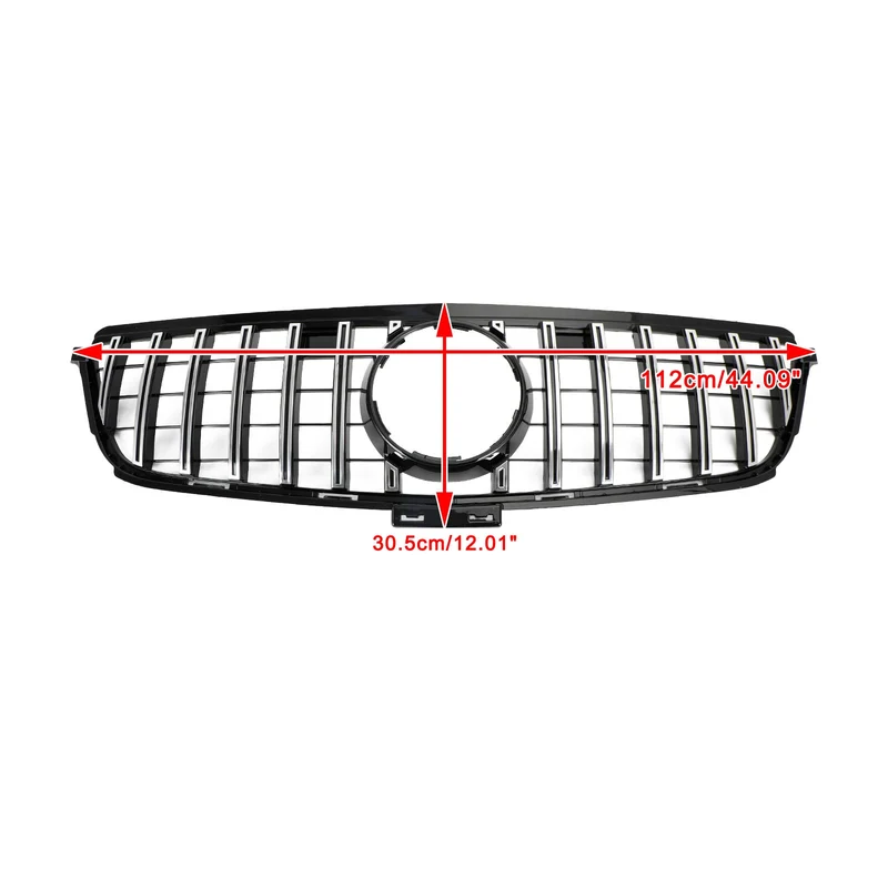 Calandre Avant Style GTR Chrome Mercedes W166 ML 2012-2015