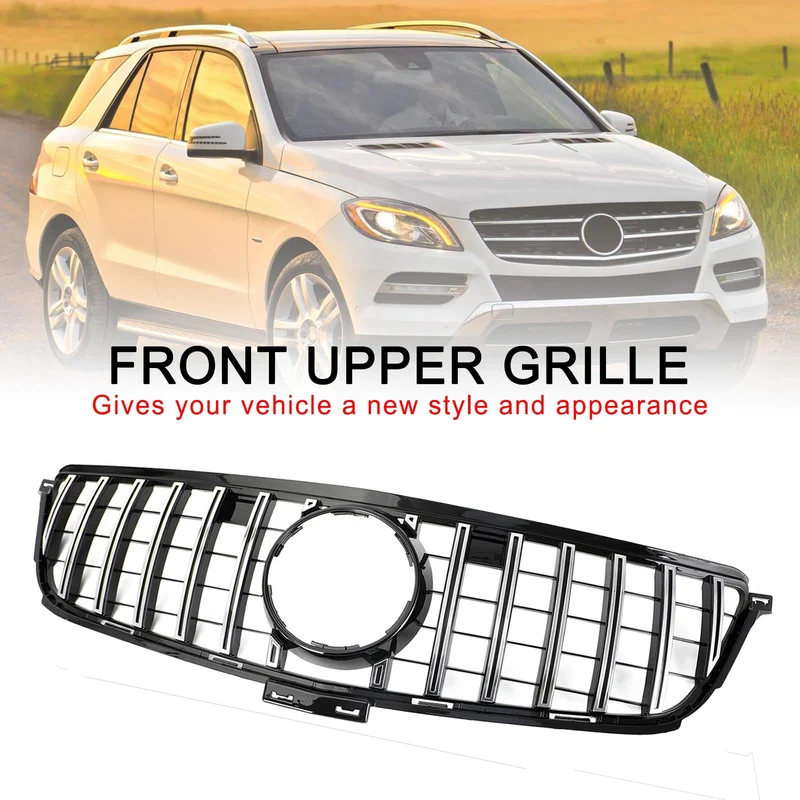 Calandre Avant Style GTR Chrome Mercedes W166 ML 2012-2015