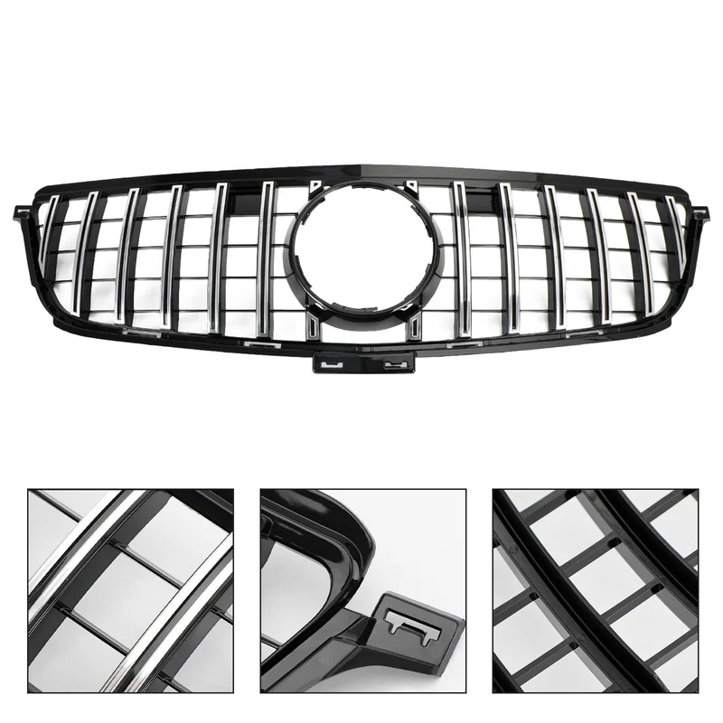 Calandre Avant Style GTR Chrome Mercedes W166 ML 2012-2015