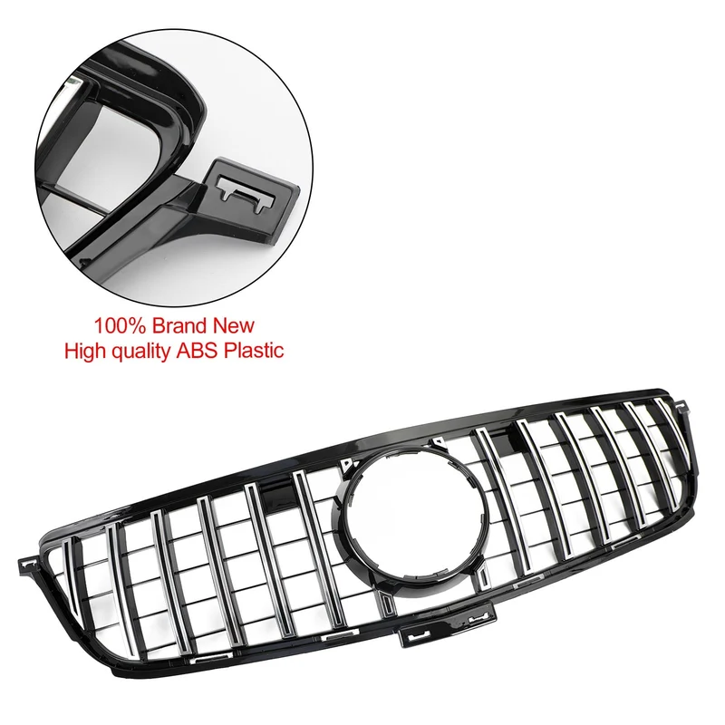 Calandre Avant Style GTR Chrome Mercedes W166 ML 2012-2015