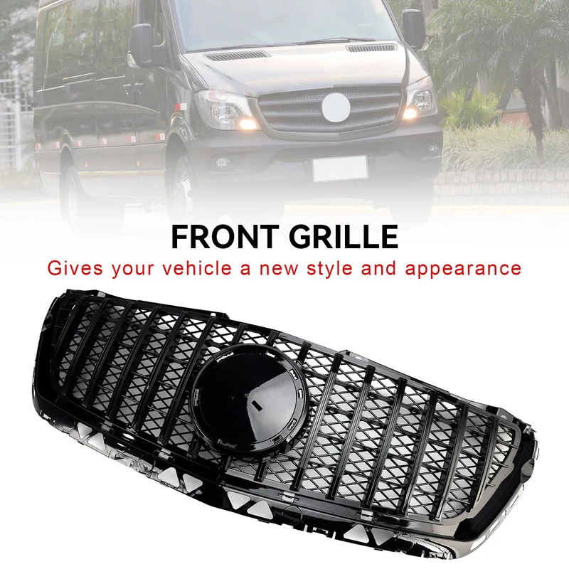 Grille Noir Style GT-R Mercedes Sprinter W906 2014-2018