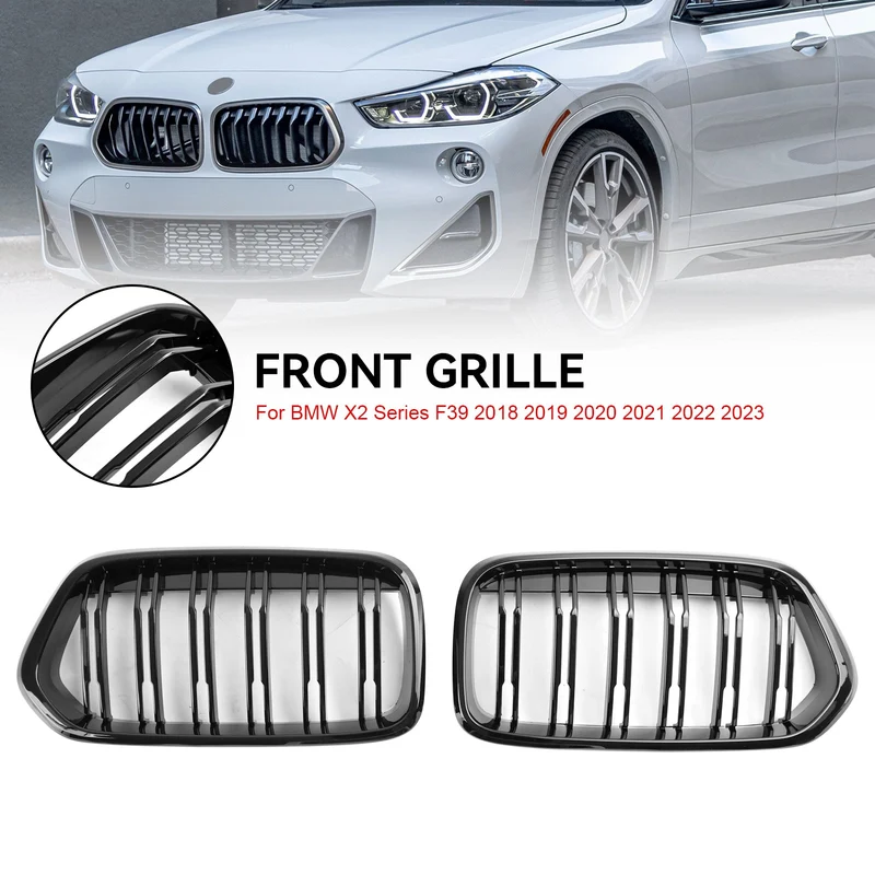 Grille Avant Noir Brillant BMW X2 Série F39 2018-2023