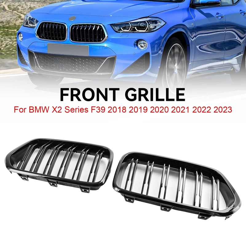 Grille Avant Noir Brillant BMW X2 Série F39 2018-2023