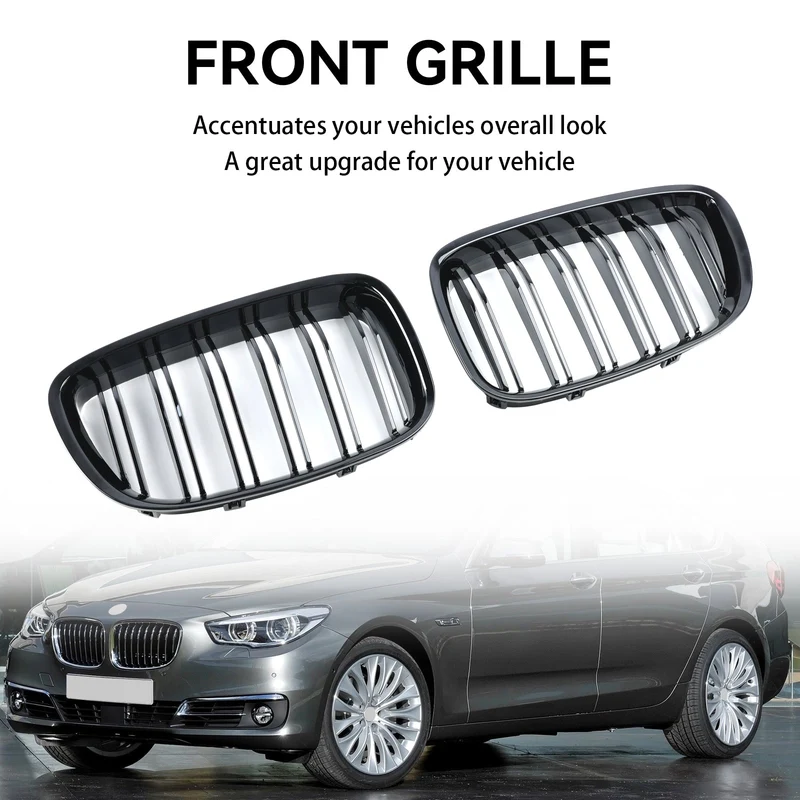 Grille Calandre Avant Noir Brillant BMW Série 5 GT F07 2009-2017
