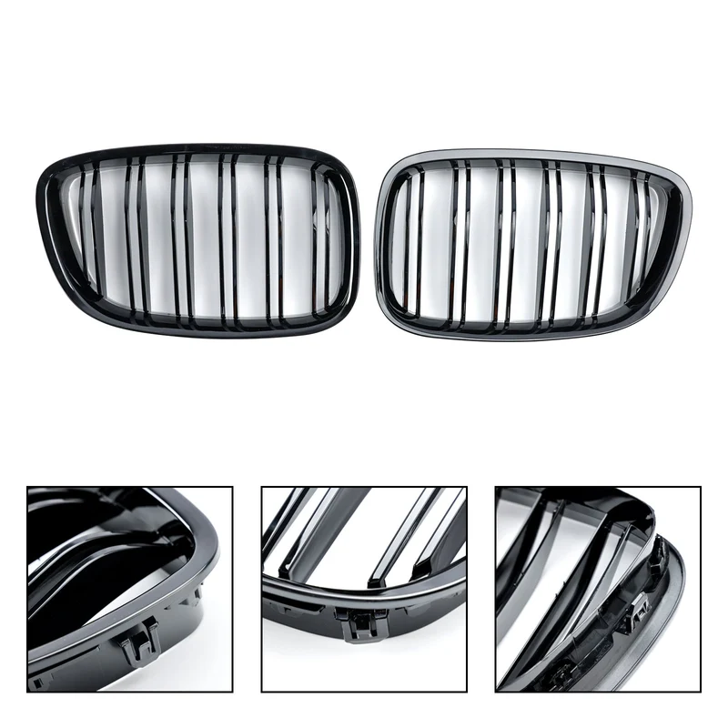 Grille Calandre Avant Noir Brillant BMW Série 5 GT F07 2009-2017
