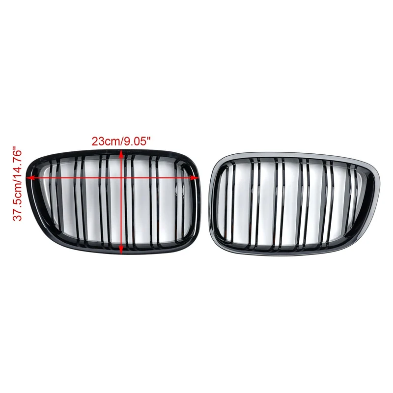 Grille Calandre Avant Noir Brillant BMW Série 5 GT F07 2009-2017