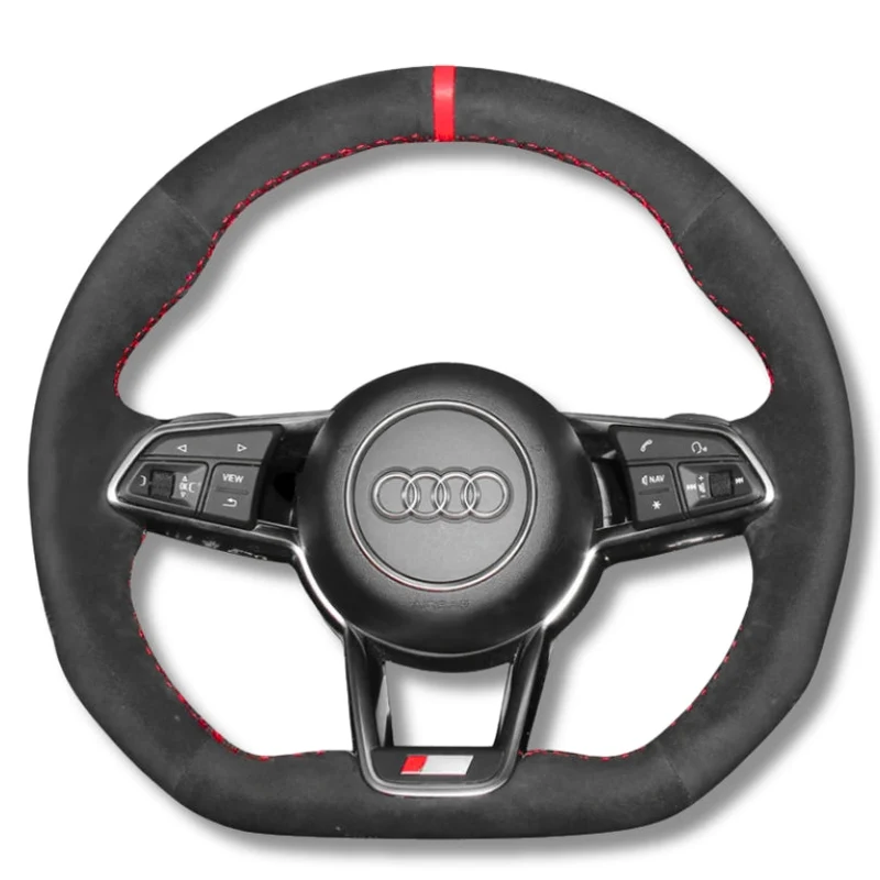 Couvre Volant Audi R8 TT GEN2 Surpiqûres Personnalisables