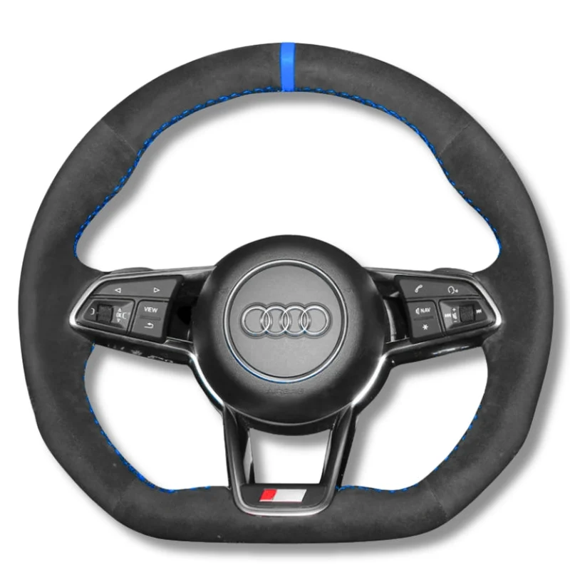Couvre Volant Audi R8 TT GEN2 Surpiqûres Personnalisables