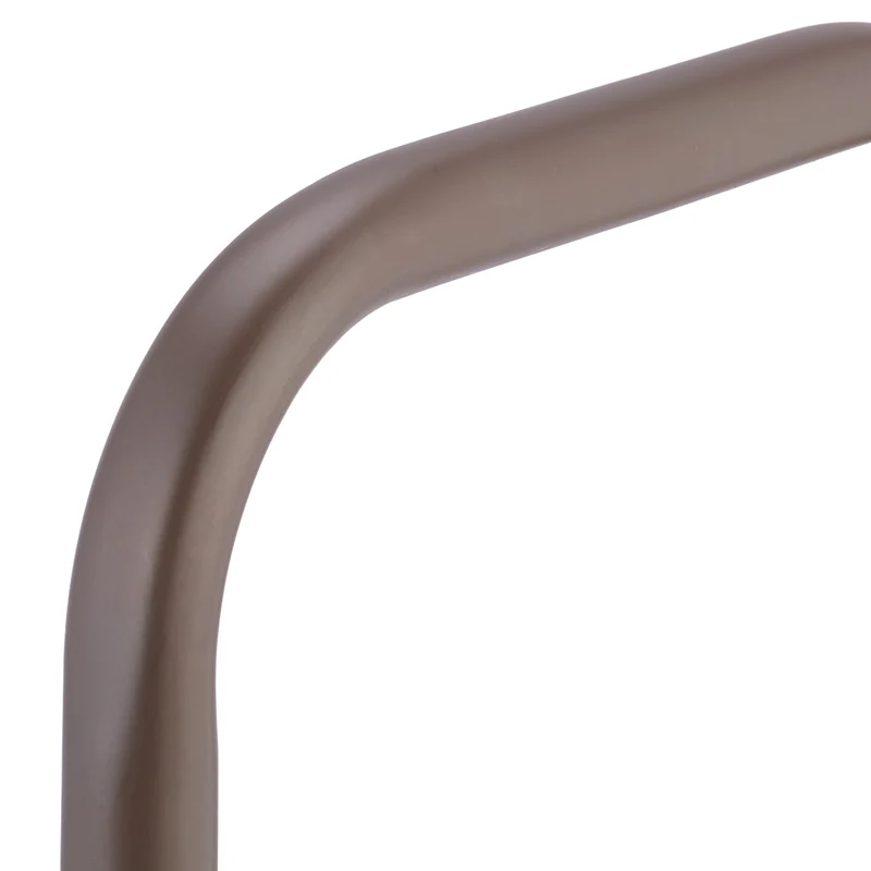 Chariot à bûches fonctionnel pour jardin ou intérieur 100 x 40 x 40 cm rangement pratique sur roues en acier marron 13_0013927