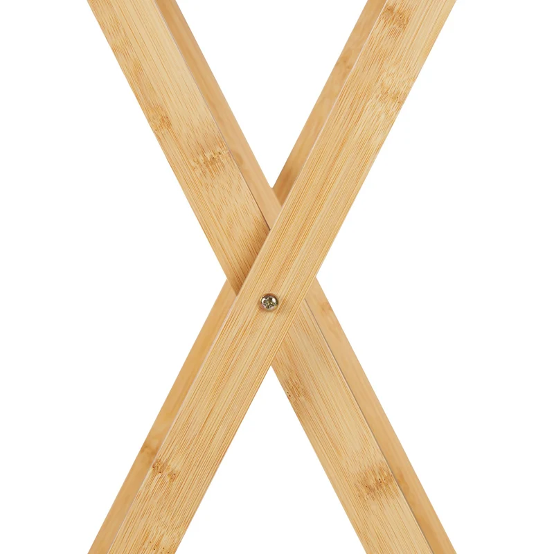 Table pliante décorative d’appoint intérieur extérieur 80 x 50 x 50 cm en bambou naturel 13_0010147