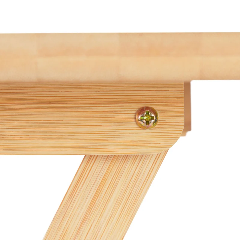 Table pliante décorative d’appoint intérieur extérieur 80 x 50 x 50 cm en bambou naturel 13_0010147