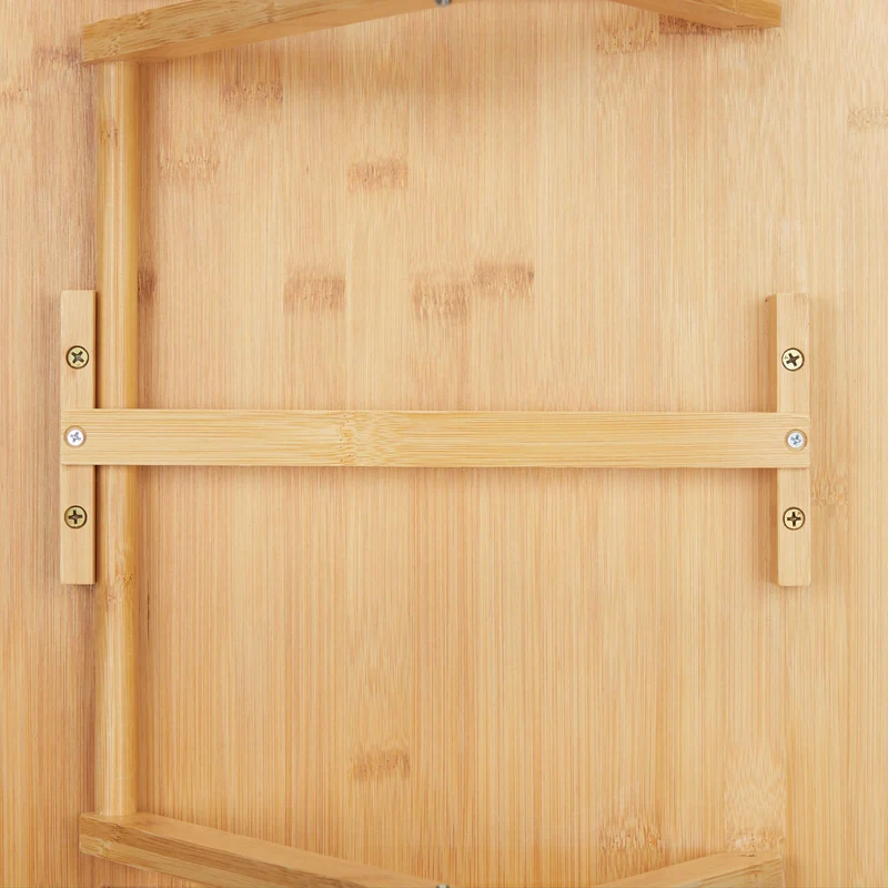Table pliante décorative d’appoint intérieur extérieur 80 x 50 x 50 cm en bambou naturel 13_0010147