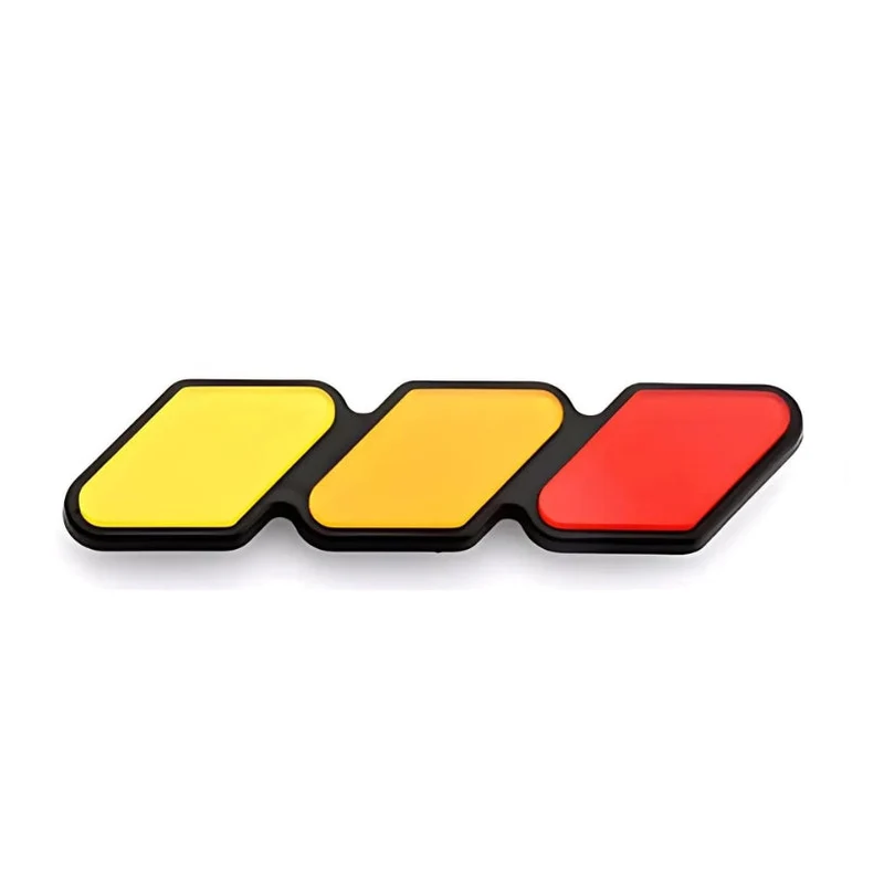Badge 3 Couleurs Grille Avant Voiture