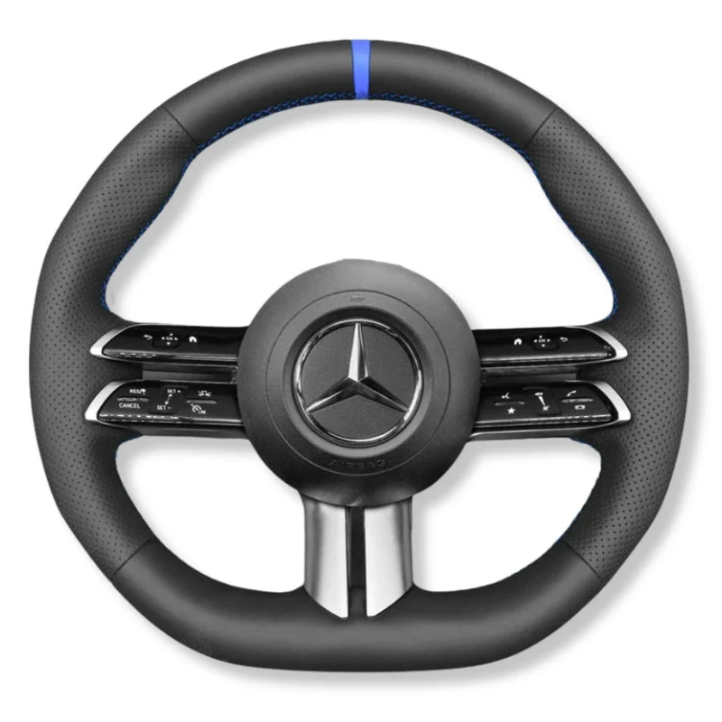 Couvre Volant Mercedes W206 Cuir Surpiqures