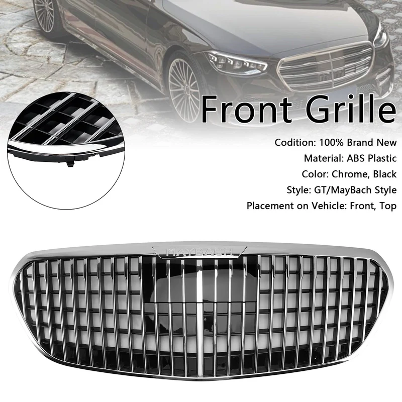 Grille Pare-Chocs Chrome Mercedes Classe S W223 S580 S680 2021-2023