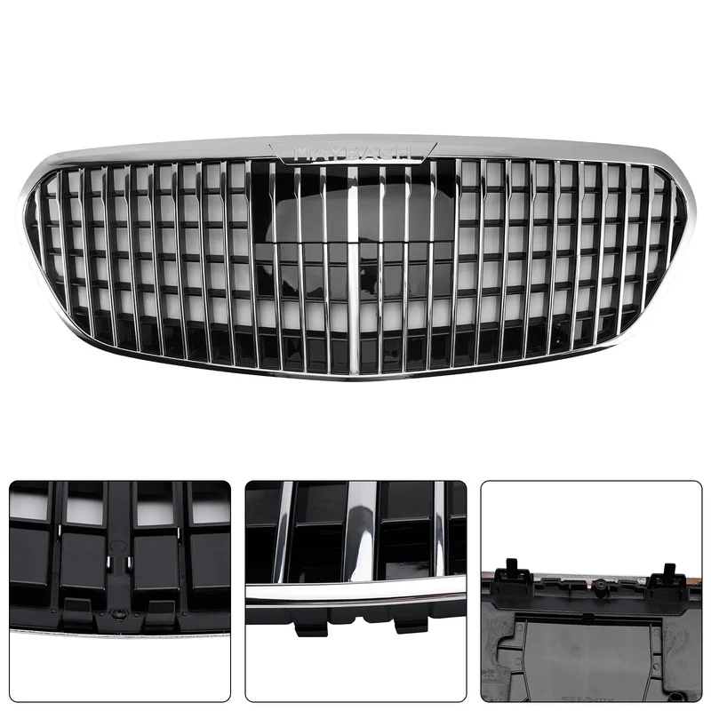 Grille Pare-Chocs Chrome Mercedes Classe S W223 S580 S680 2021-2023