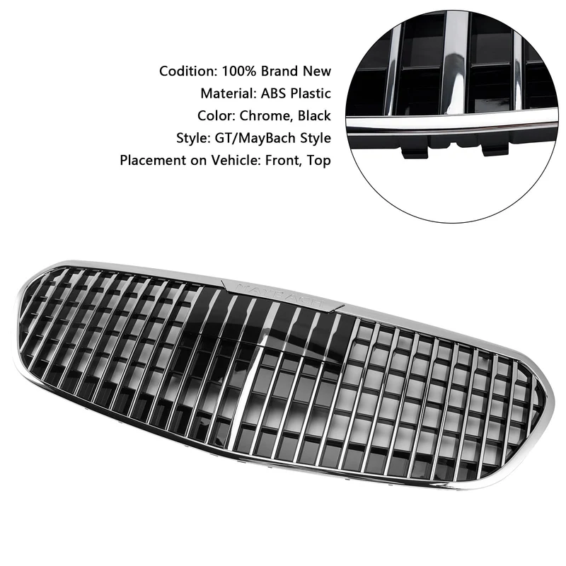 Grille Pare-Chocs Chrome Mercedes Classe S W223 S580 S680 2021-2023