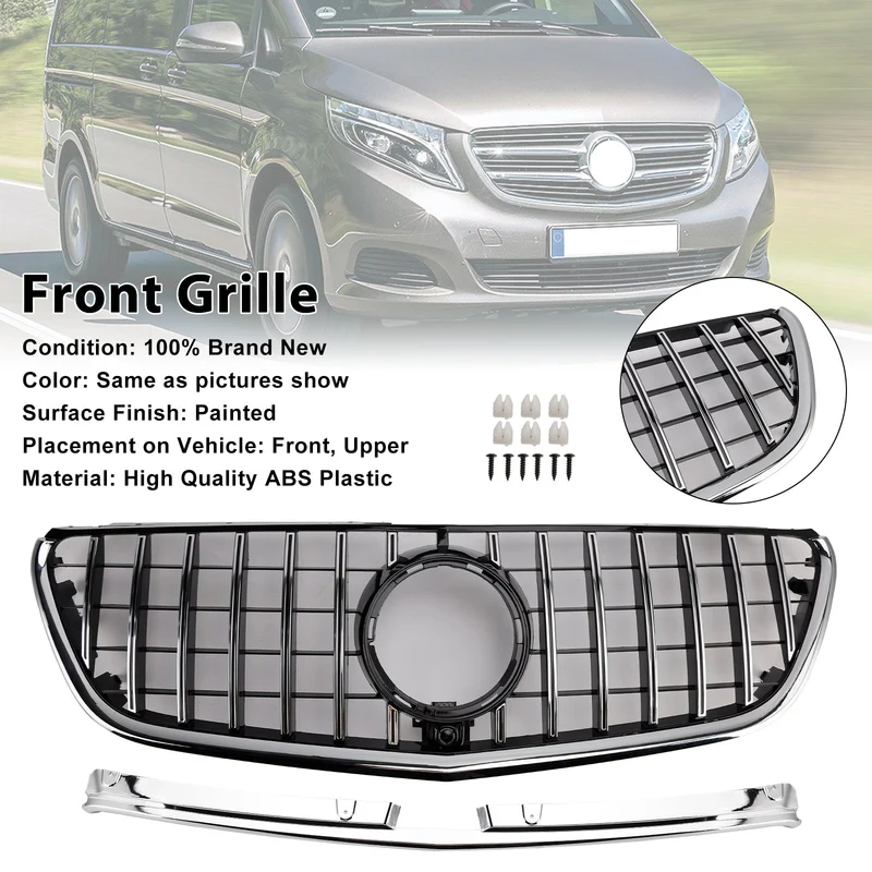 Grille Pare-Chocs Chrome Style GT Mercedes Vito W447