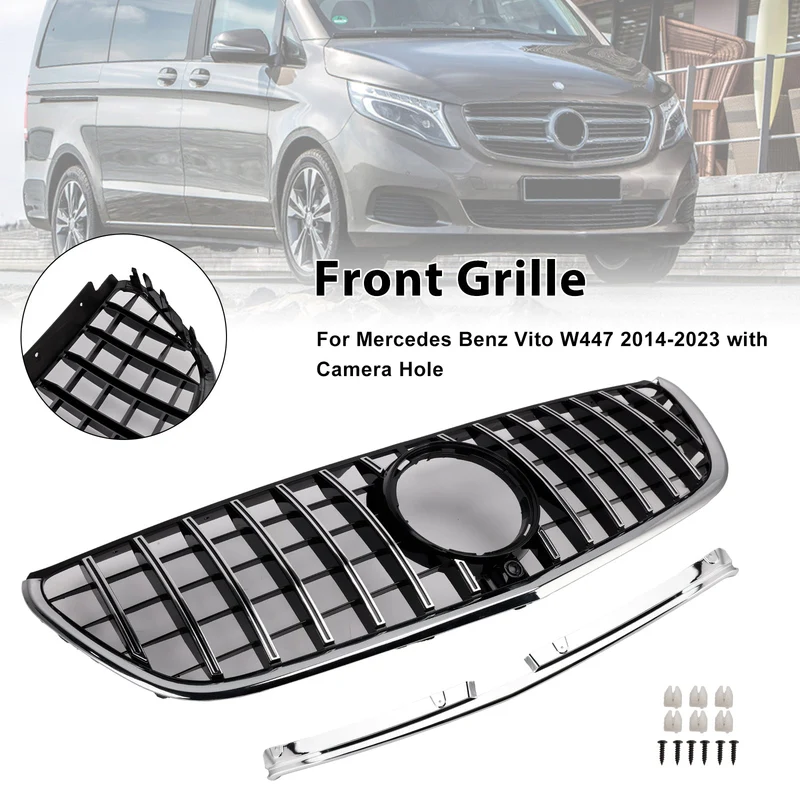 Grille Pare-Chocs Chrome Style GT Mercedes Vito W447