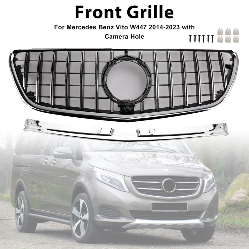Grille Pare-Chocs Chrome Style GT Mercedes Vito W447