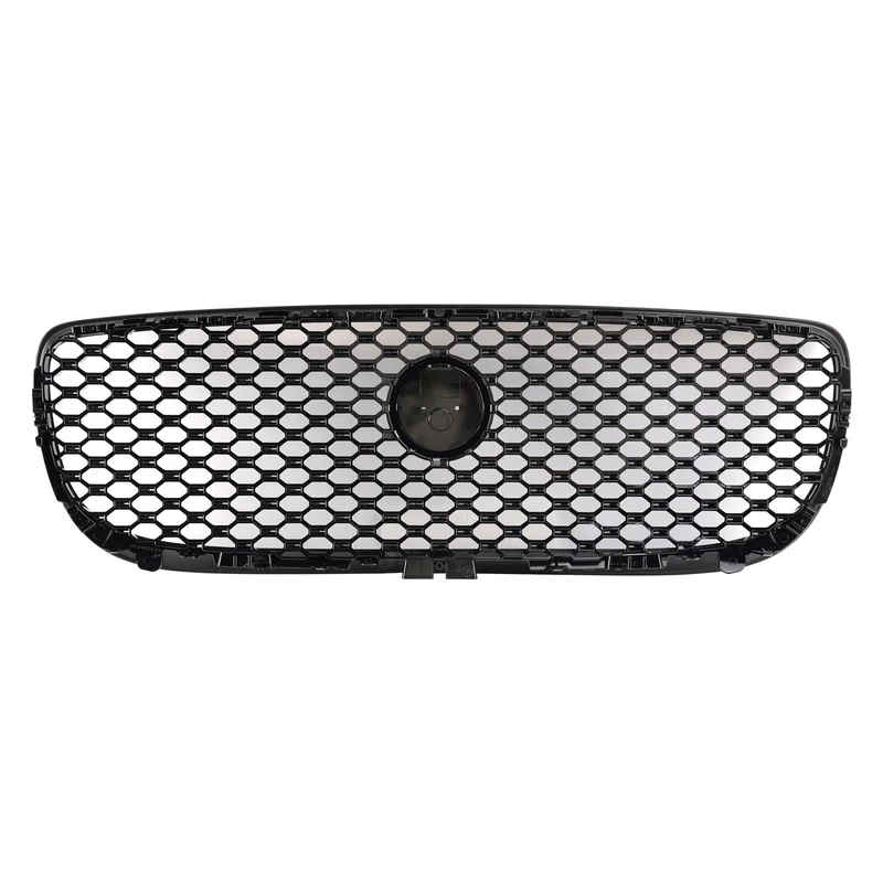 Grille Pare-Chocs Nid d'Abeille Noir Brillant Jaguar XE 2015-2018