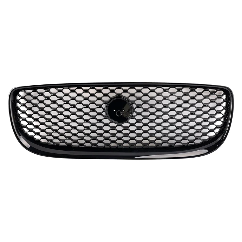 Grille Pare-Chocs Nid d'Abeille Noir Brillant Jaguar XE 2015-2018