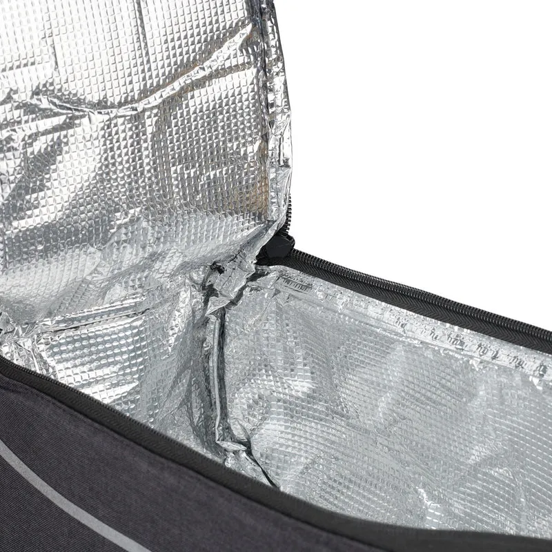 Sac de vélo spacieux pour porte-bagages 40 x 30 x 20 cm pratique étanche style sportif en polyester noir 13_0011807