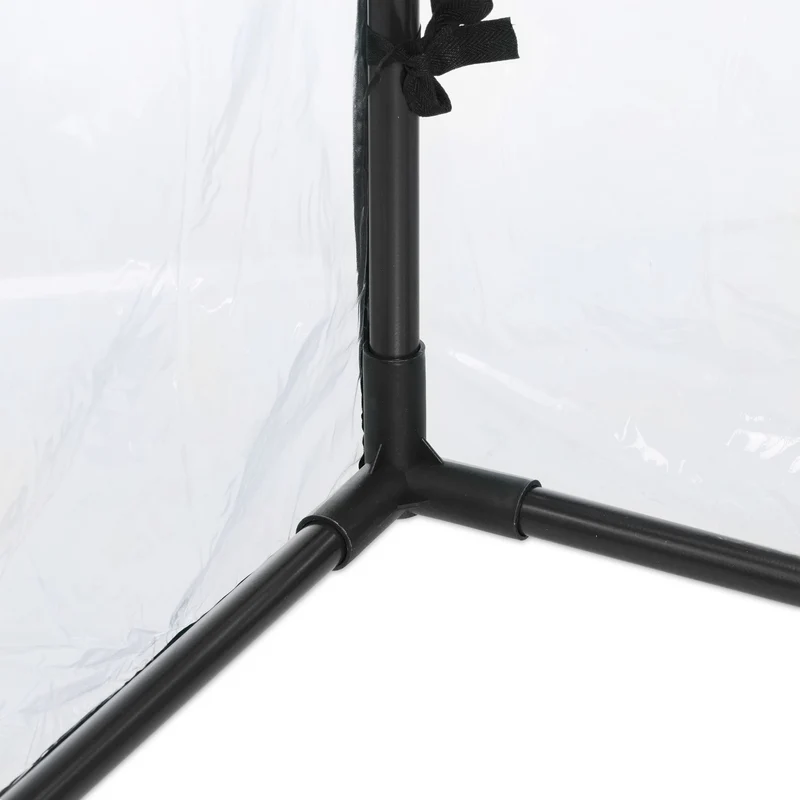 Serre de jardin pratique pour tomates et concombres 200 x 150 x 150 cm en PVC transparent 13_0012049
