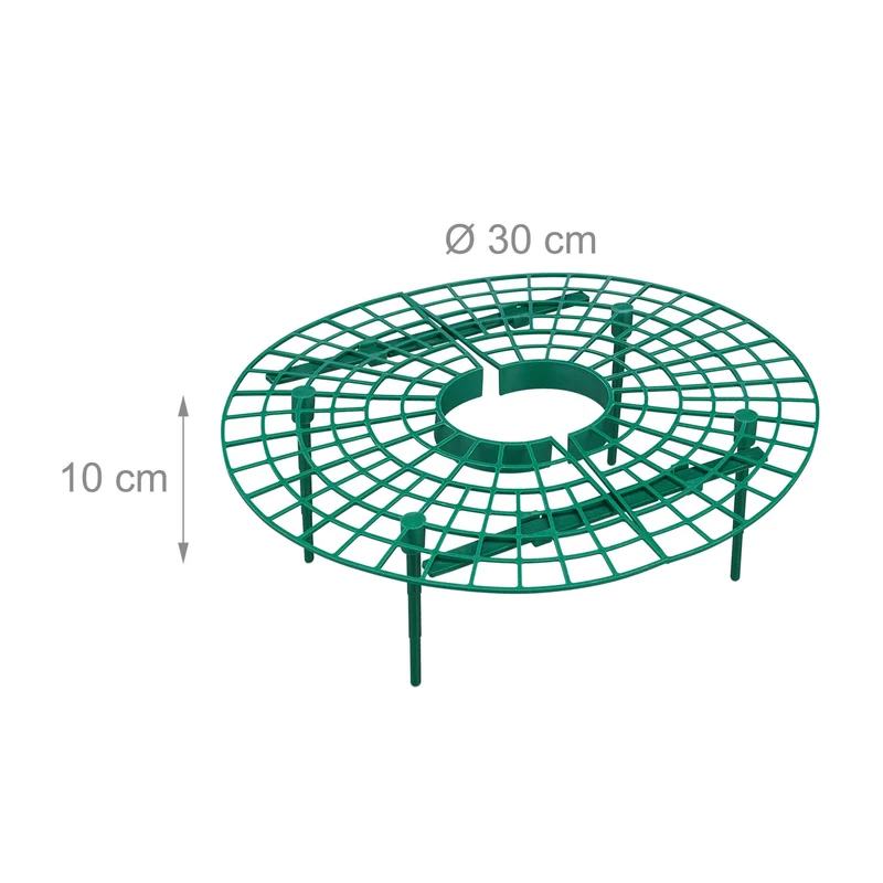Lot de 6 supports pour fraises en jardinage fruitier améliore la croissance récolte abondante en plastique vert 13_0011957