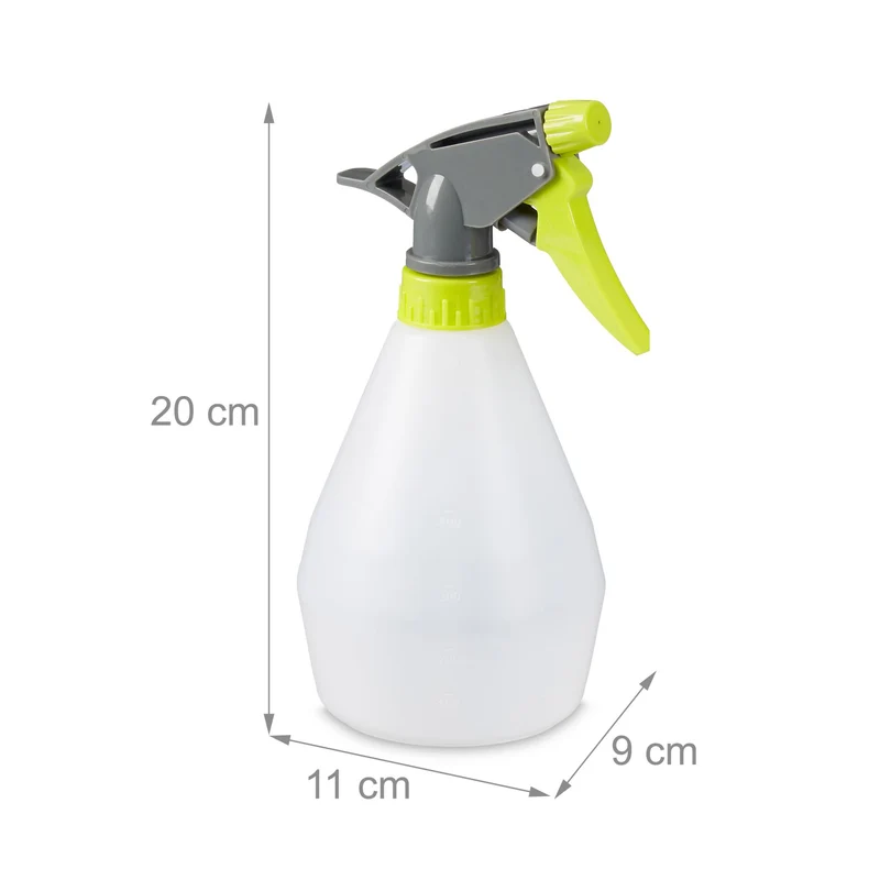 Lot de 3 vaporisateurs manuels pratiques jardin maison 20 x 9 x 11 cm en plastique blanc 13_0010708