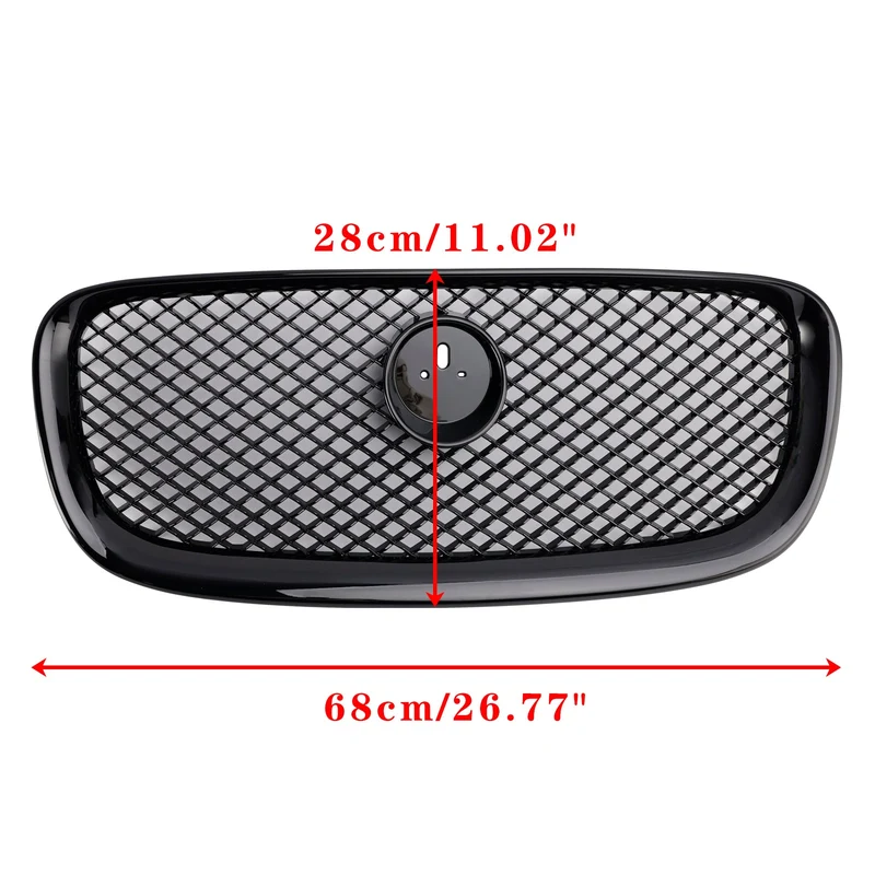 Grille Pare-Chocs Avant XF-R Noir Brillant Jaguar XF 2012-2015