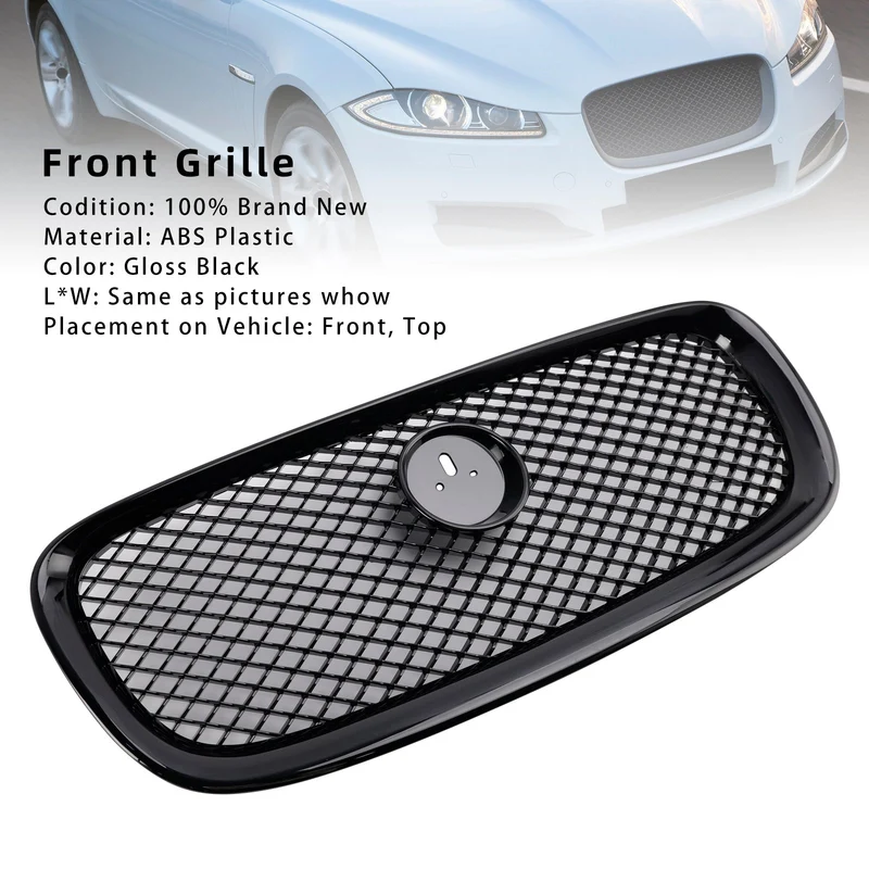 Grille Pare-Chocs Avant XF-R Noir Brillant Jaguar XF 2012-2015