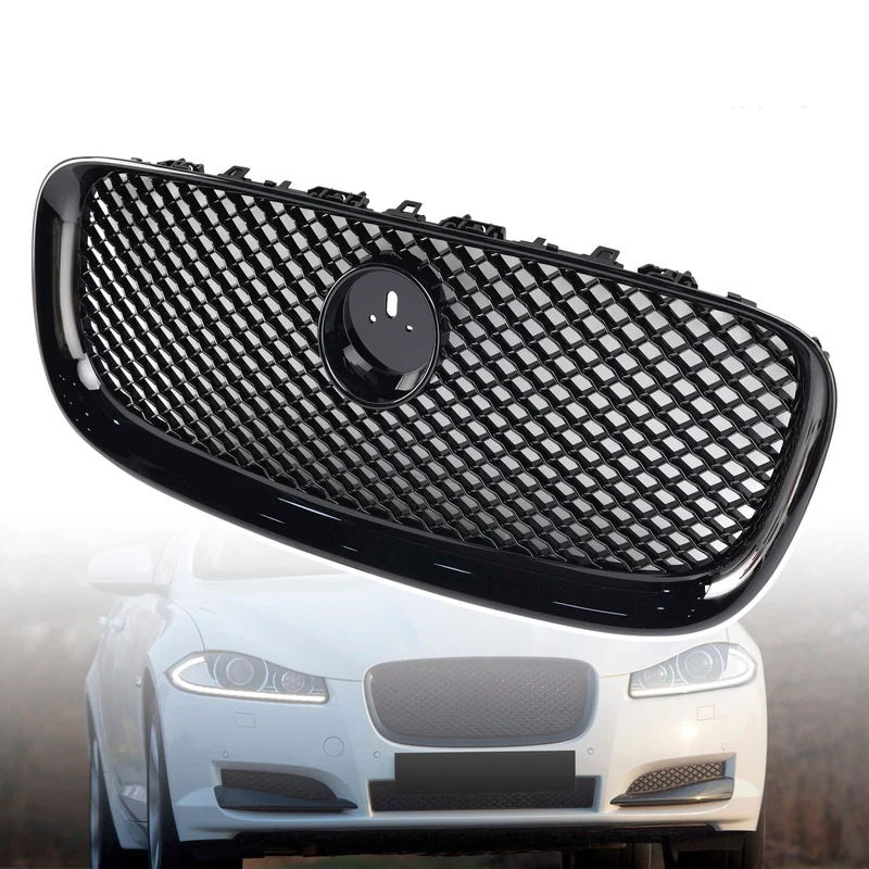 Grille Pare-Chocs Avant XF-R Noir Brillant Jaguar XF 2012-2015