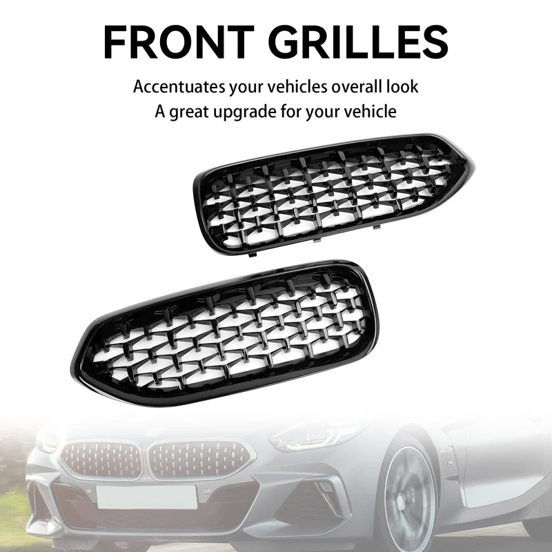 Grille Calandre Diamant Noir Brillant BMW G29 Z4 2019-2023