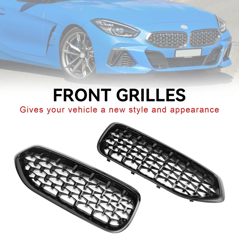 Grille Calandre Diamant Noir Brillant BMW G29 Z4 2019-2023