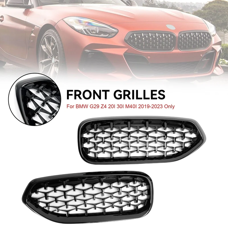 Grille Calandre Diamant Noir Brillant BMW G29 Z4 2019-2023