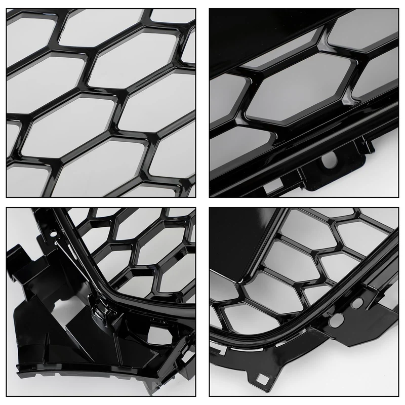 Grille Avant Mesh Style RS4 Noir Audi A4 S4 B8.5 2013-2016